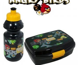 Bidon i śniadaniówka Angry Birds