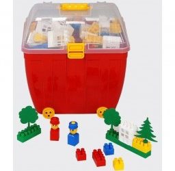 Kuferek duży z klockami K2