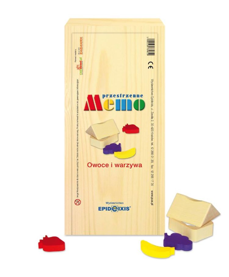 Memo przestrzenne „Owoce i warzywa”