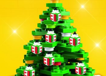 Bożonarodzeniowa choinka z klocków LEGO®