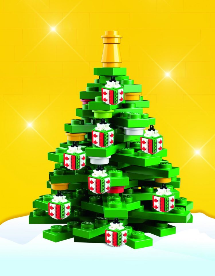 Bożonarodzeniowa choinka z klocków LEGO®