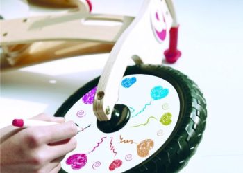 Rowerek biegowy do kolorowania