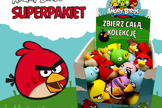 Pluszowe wściekłe ptaki i gumowe świnki – fani Angry Birds je pokochają