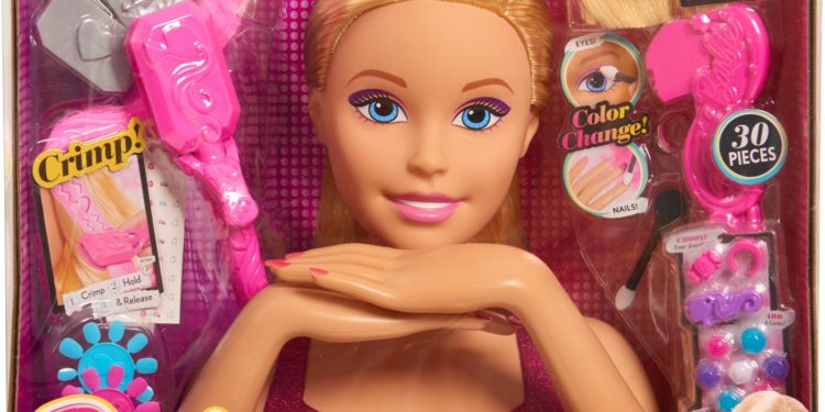 Barbie – głowa do stylizacji  – blond