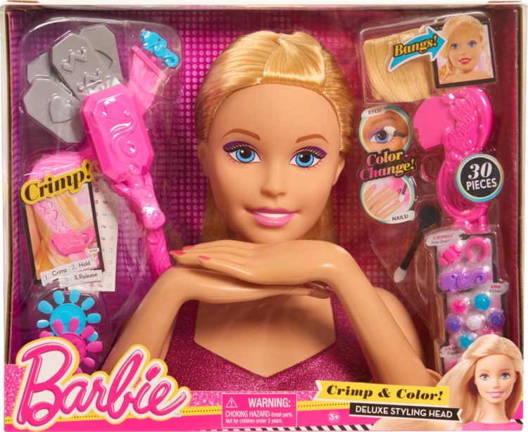 Barbie – głowa do stylizacji – blond