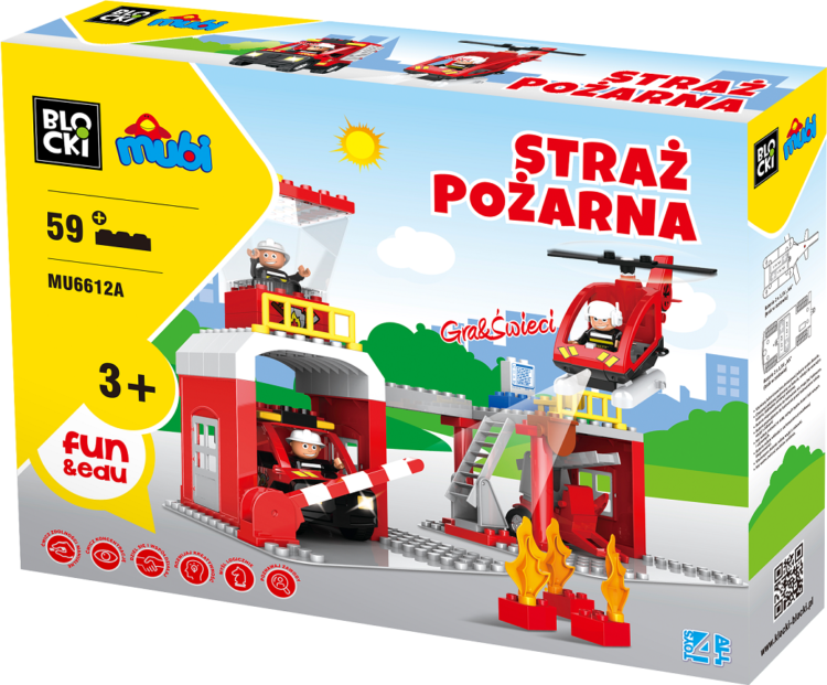 Klocki Blocki MUBI – Straż Pożarna  59el.