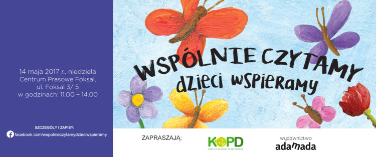 WSPÓLNIE CZYTAMY – DZIECI WSPIERAMY