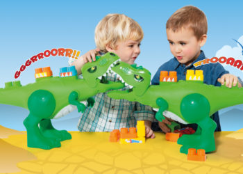 MOLTO Dinozaur z dźwiękami 30 el.