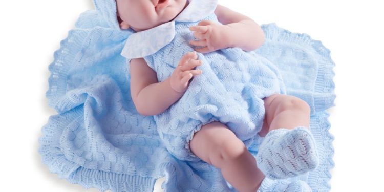 Lalka Berenguer  – La Newborn Azul, JC Toys 18054