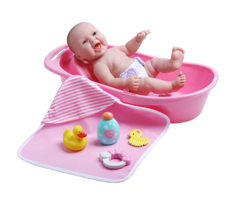 Lalka Berenguer  z akcesoriami i wanienką – JC Toys 18370