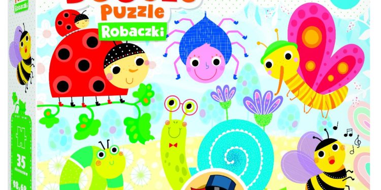 Duuuże puzzle Robaczki