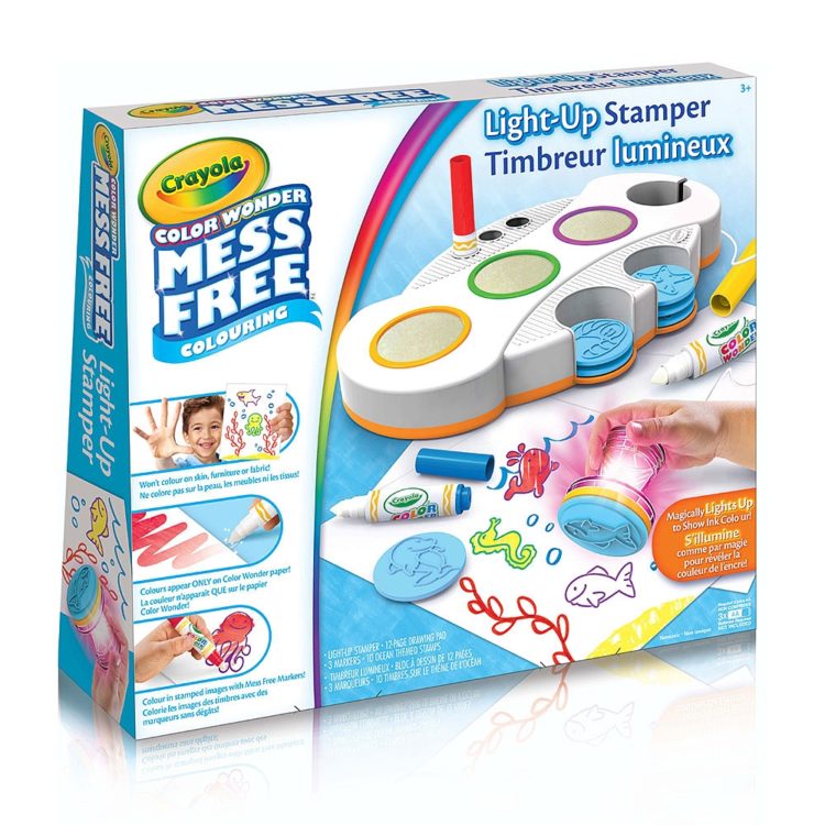 COLOR WONDER – ZESTAW Z PODŚWIETLANYMI STEMPELKAMI