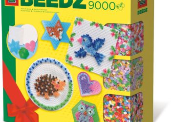 Mega zestaw koralików 9000 szt. z szablonami