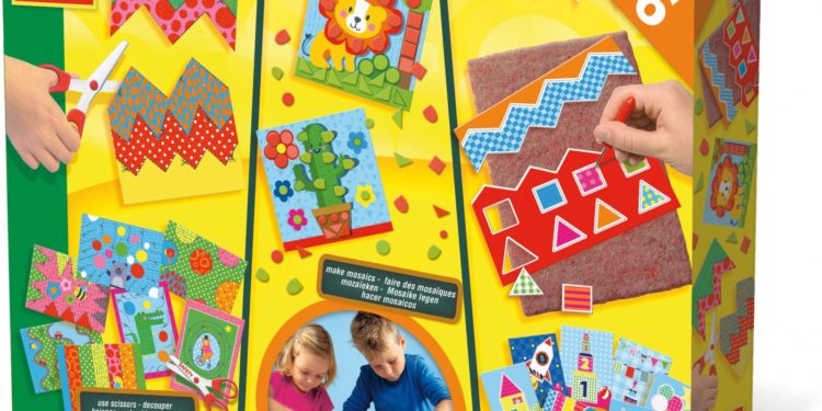 Nauczę się używać nożyczek, robić mozaikę i wycinać otwory