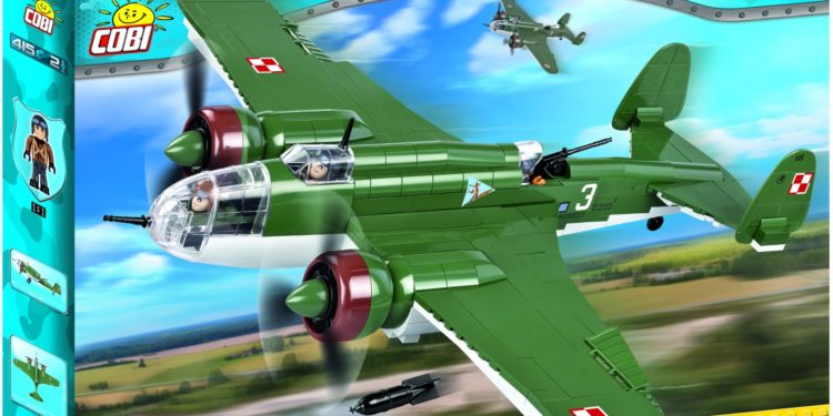 Klocki Cobi Small Army – PZL P-37B Łoś