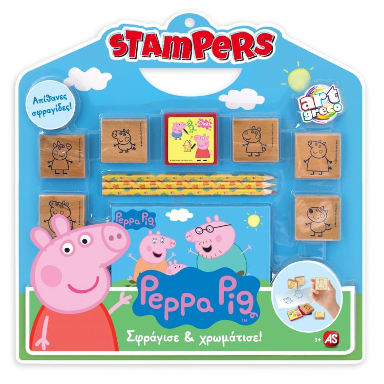 ZESTAW PIECZĄTEK PEPPA