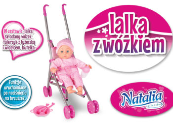 123474 Lalka z wózkiem Natalia