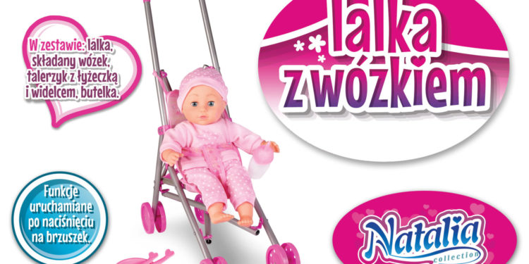 123474 Lalka z wózkiem Natalia