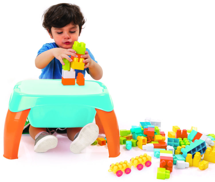 Play Table with Blocks 42 el. – stolik wielofunkcyjny (41490)