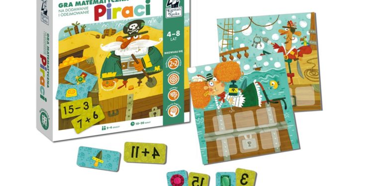 Piraci. Gra matematyczna na dodawanie i odejmowanie