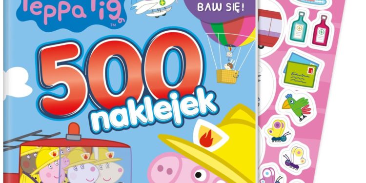 „Świnka Peppa. 500 naklejek”