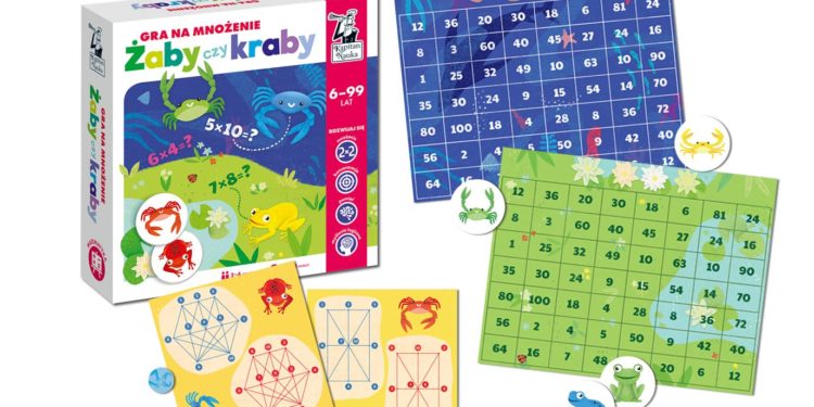 Żaby czy Kraby. Gra na mnożenie