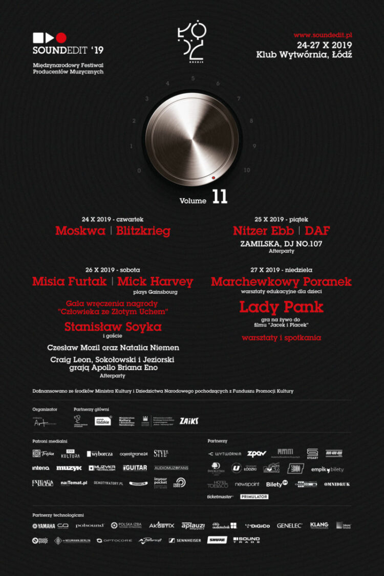 Soundedit ’19 – Producent Nirvany oraz odkrywca Ramones w Łodzi!