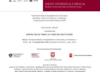 Zaproszenie na Ogólnopolską Konferencję MIĘDZY ORTODOKSJĄ A KREACJĄ