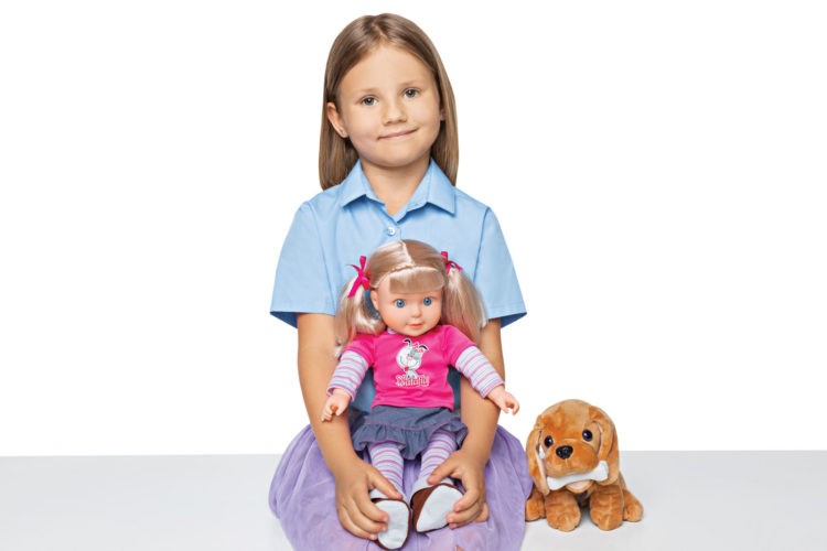 Lalka z pieskiem Natalia Collection