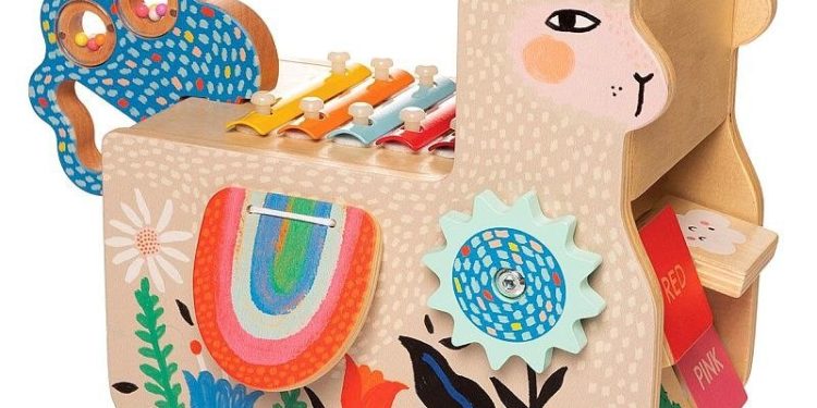 Muzyczne instrumenty w kostce Lama Manhattan Toy