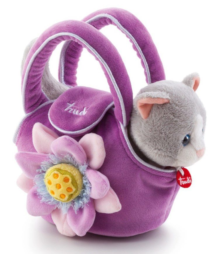 Kotek w fioletowej torebce Trudi