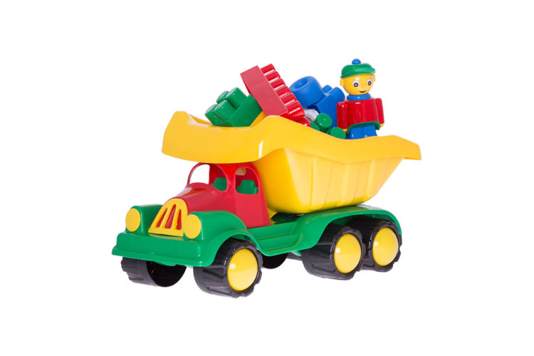 Samochód duży z klockami K3