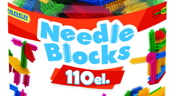 Klocki Needle – słoik duży 110 szt.
