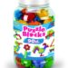 Klocki Puzzle – słoik duży 90 szt