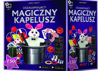MAGICZNY KAPELUSZ Z KRÓLICZKIEM 150 SZTUCZEK