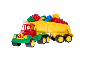 Samochód z naczepą z klockami K3