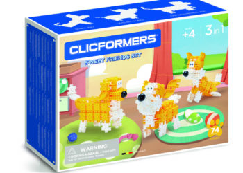 CLICFORMERS Yellow & white Sweet Friends set 74 elementy