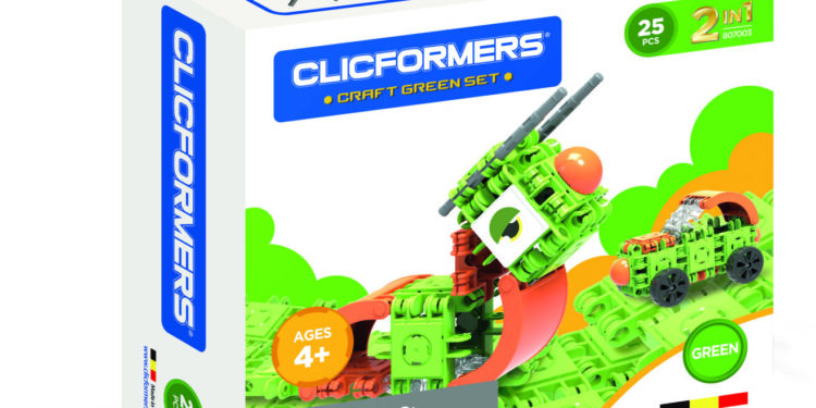 CLICFORMERS Craft set green 25 elementów