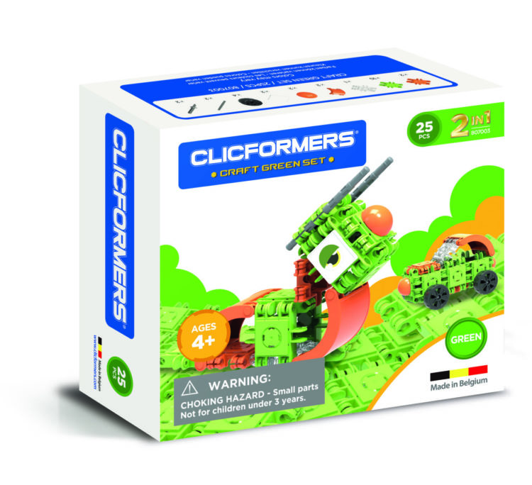 CLICFORMERS Craft set green 25 elementów