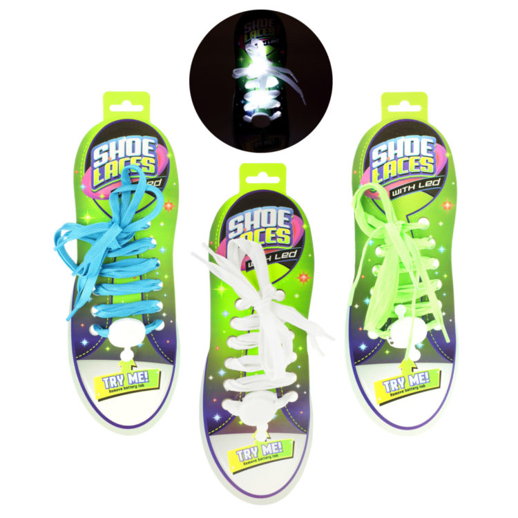Sznurówki ze światłami LED