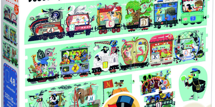 Duuuże puzzle Alfabet