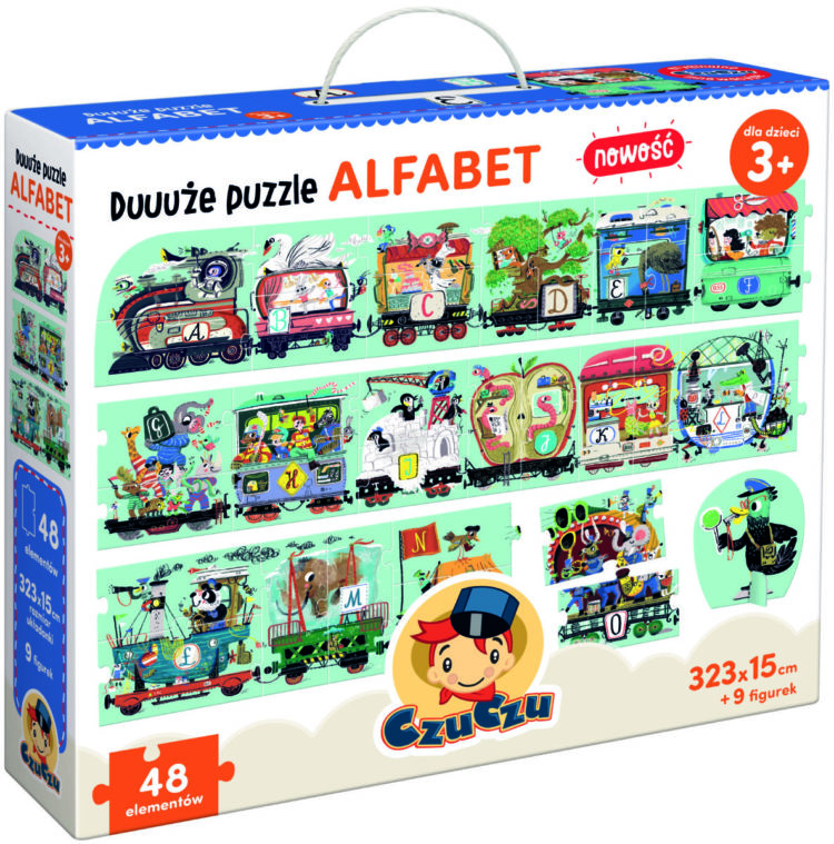 Duuuże puzzle Alfabet