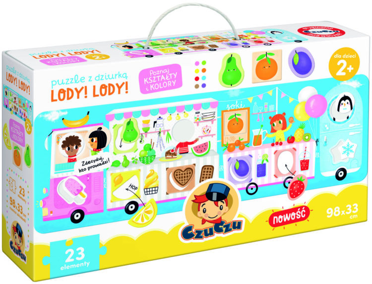 Puzzle z dziurką Lody! Lody!