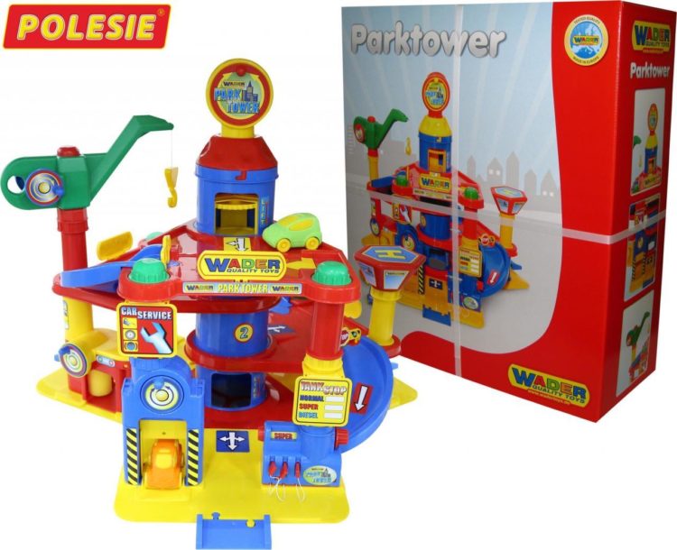Parking 4 – poziomowy z samochodami