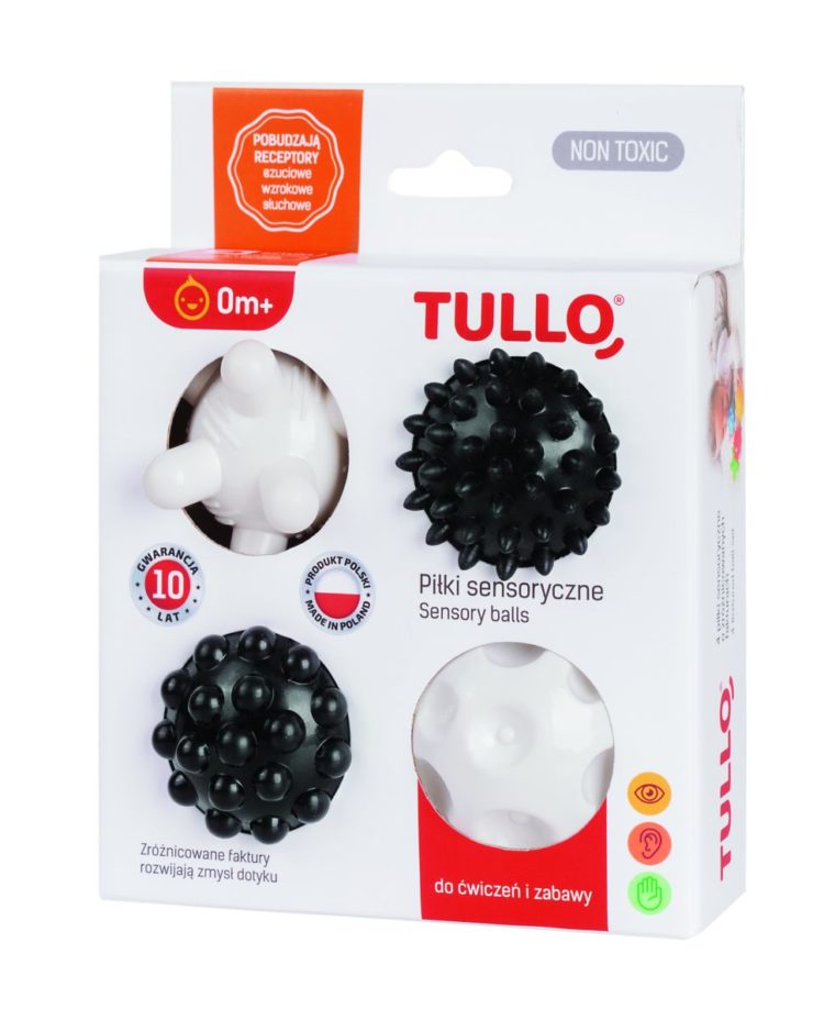 Piłki sensoryczne kontrastowe