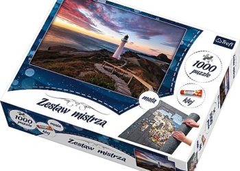 Puzzle 1000 el. – Zestaw Mistrza – Latarnia morska, Nowa Zelandia