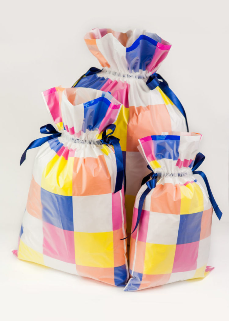 Worek Kolorowe Kwadraty 40 x 56 cm