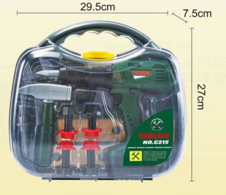 Wiertarka na baterie + akcesoria w teczce