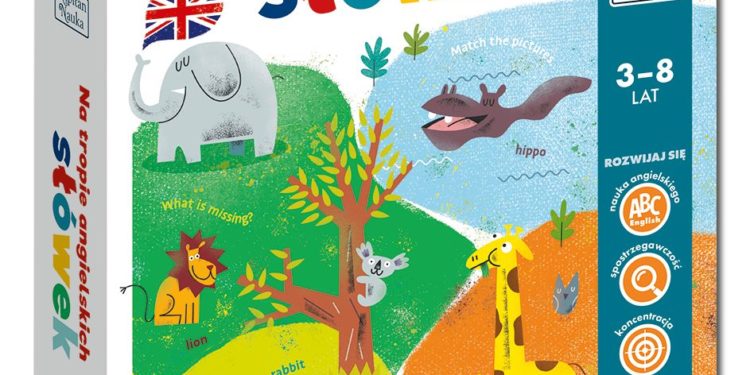 Gra edukacyjna. Na tropie angielskich słówek