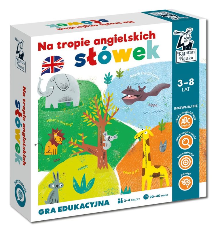 Gra edukacyjna. Na tropie angielskich słówek